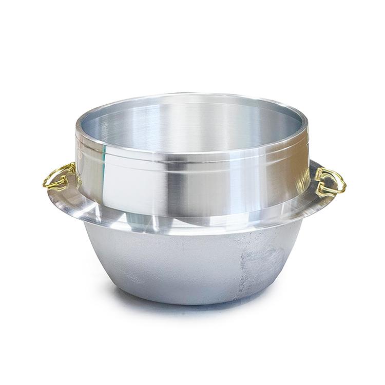 日本製 羽釜 3升3合 蓋セット カン付 30cm アルミ製 釜 お釜 カマ 釜戸