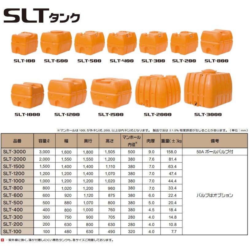 法人様限定/スイコー ローリータンク 1200L SLT-型 オレンジ/黒 土木