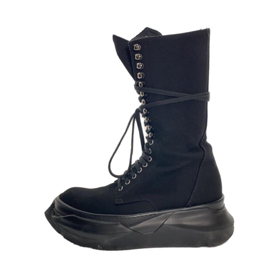 RICK OWENS DRKSHDW◇Army Abstract/ブーツ/42/BLK/キャンバス/45387