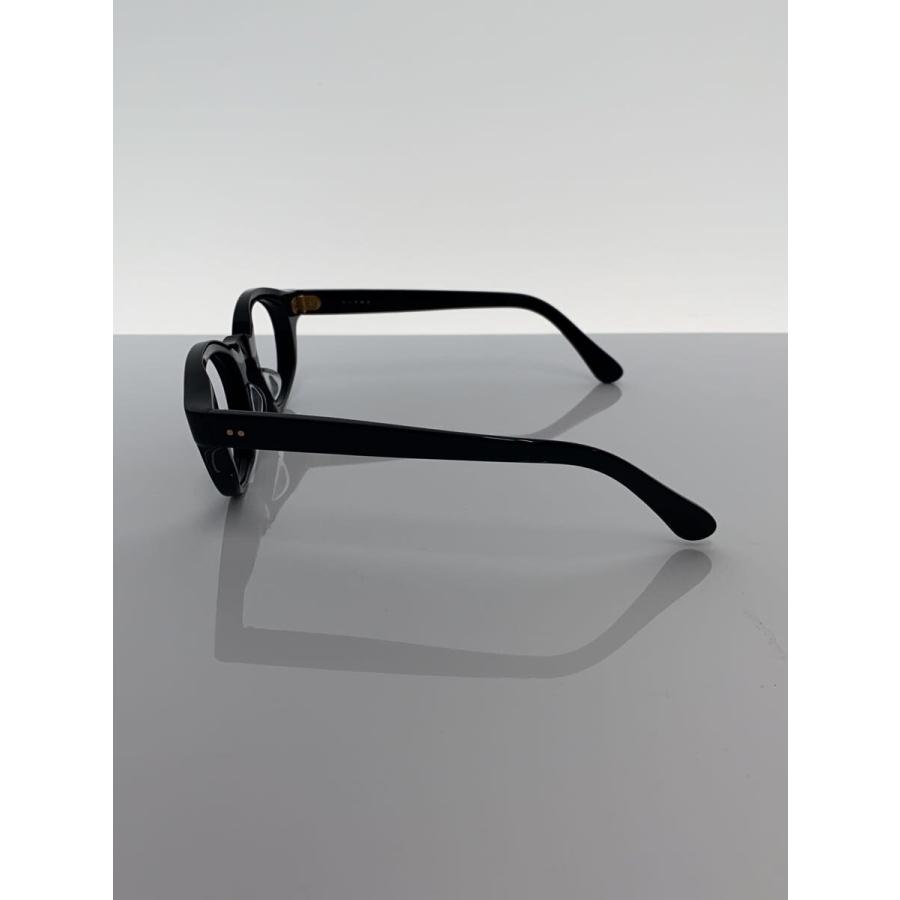 白山眼鏡店◇メガネ/--/プラスチック/BLK/WHT/メンズ/--// : セカンド