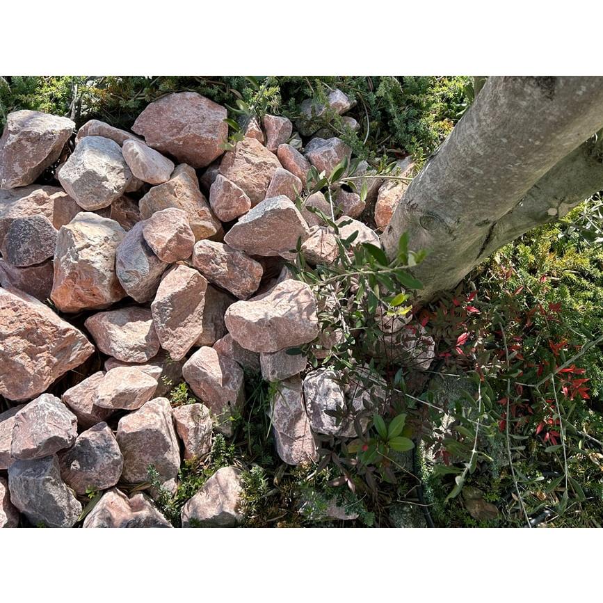 庭石 ロックガーデン 石 大 割栗石 クラッシュロック ロックガーデン用