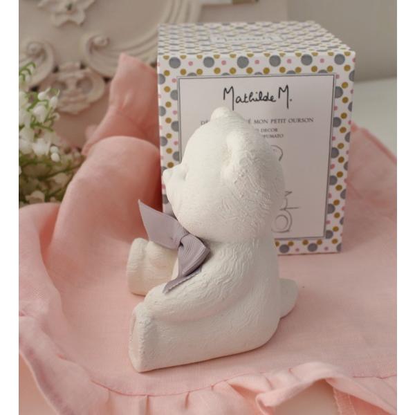 テディベア アロマオブジェ 石膏 アロマストーン 置物 可愛い