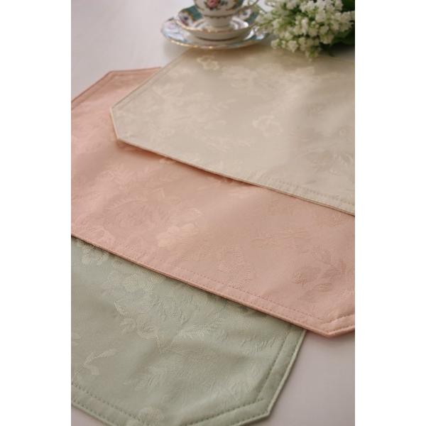 ランチョンマット はっ水加工 可愛い 花柄 高級 撥水 シャインローズ