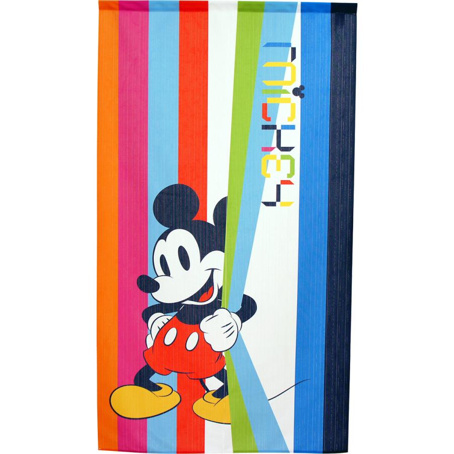 のれん 暖簾 ディズニー Disney Colourful 85×150cm 日本製