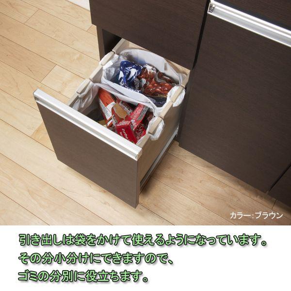 ダイニングダストボックス4D ゴミの分別に最適！収納付きゴミ箱