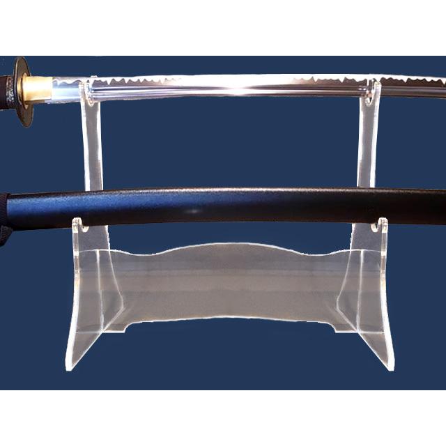 刀置き台 日本刀置き アクリル 透明 刀 日本刀 木刀 刀掛け