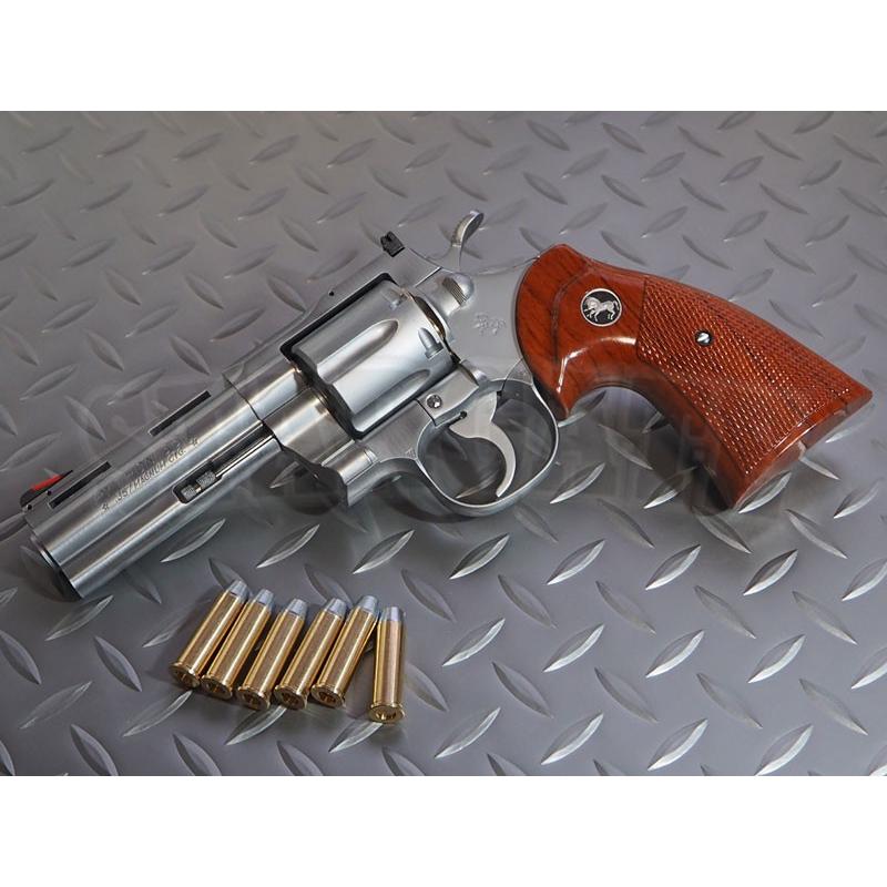 コクサイ モデルガン コルトパイソン 4インチ スーパーステンレス