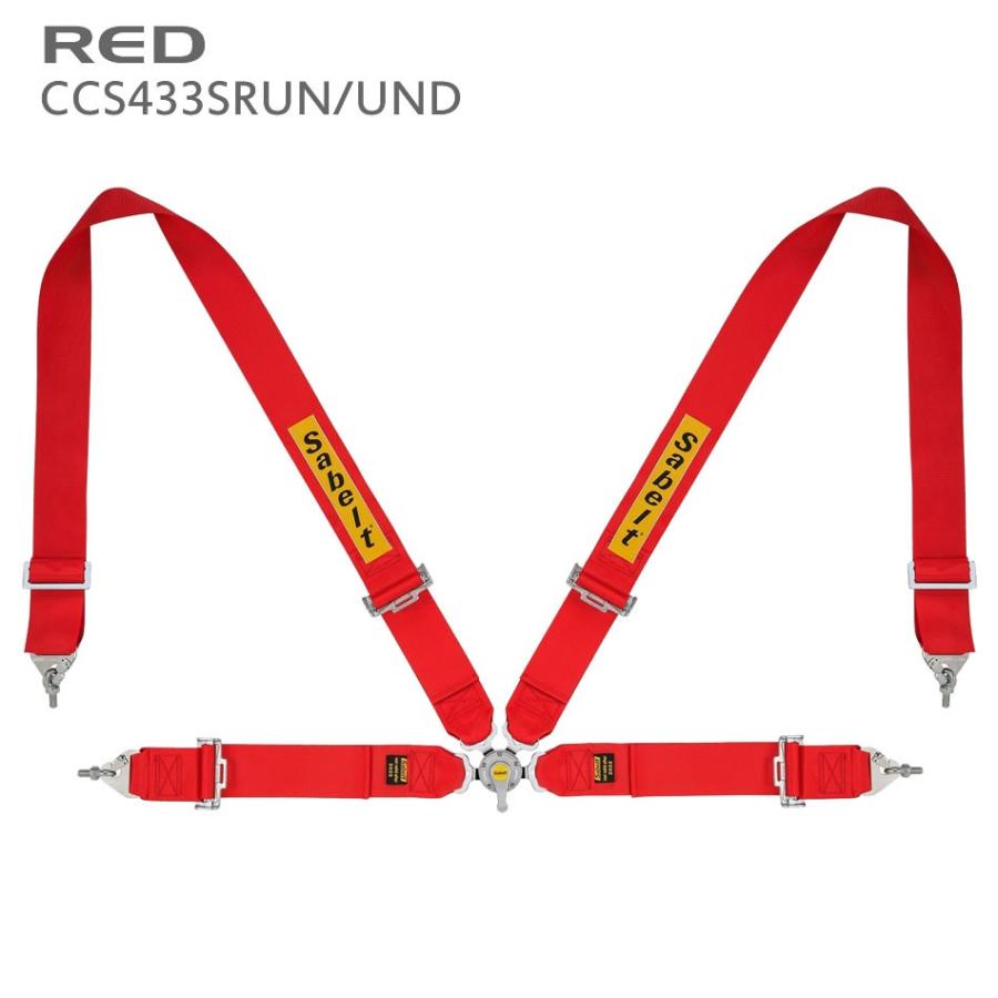 sabelt（サベルト） 4点式シートベルト CCS433UN/UND ツーリングカー用