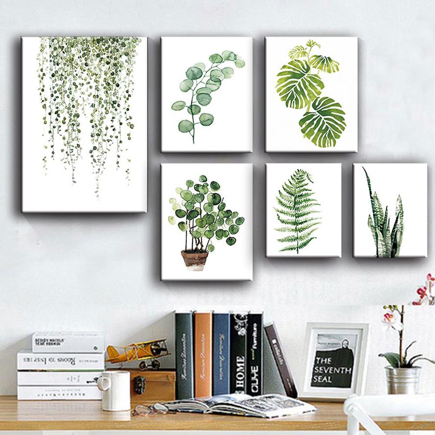 絵画 インテリア 絵 植物 プラント 人気 30×40cm 壁掛け アートパネル