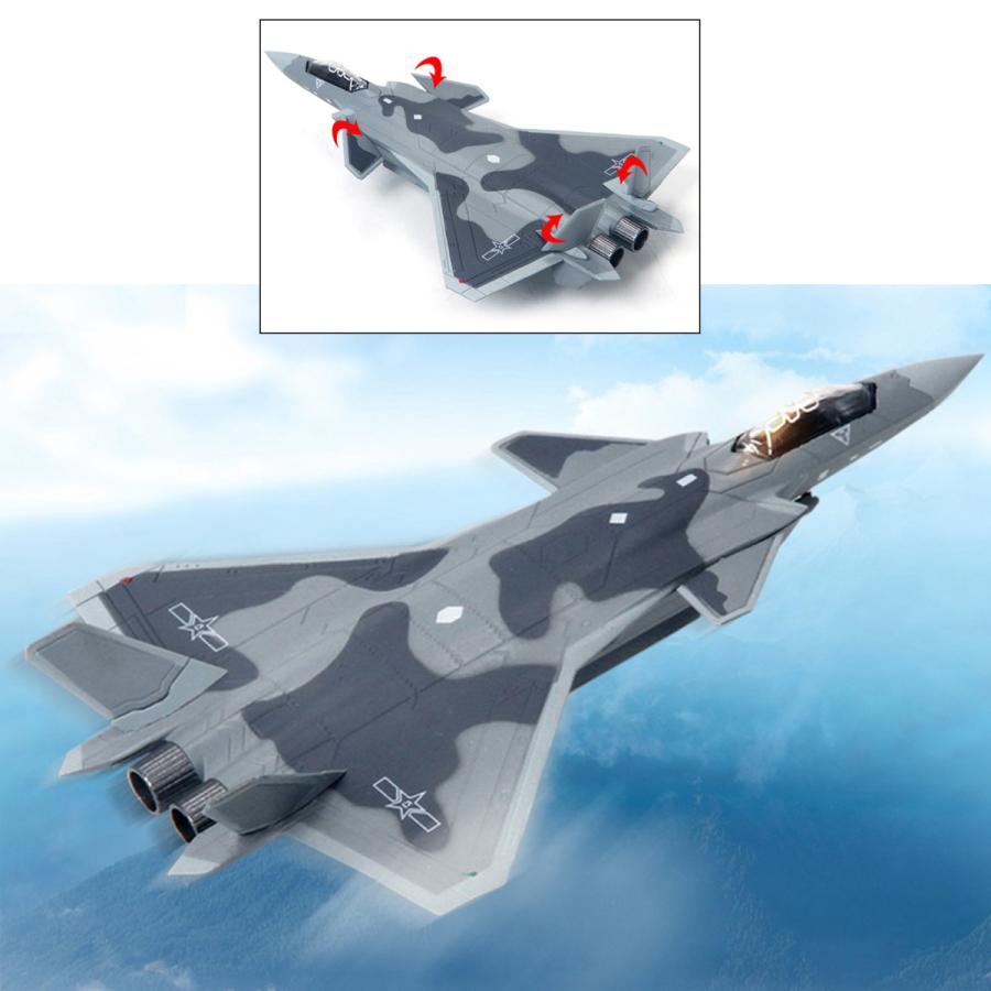 中国J-20ステルス戦闘機航空機1/144スケールモデル航空玩具装飾品