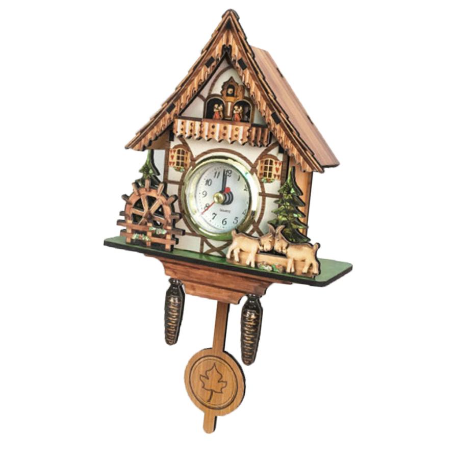 アンティーク鳩時計時計ヴィンテージ木製時計の家の装飾優秀なギフト