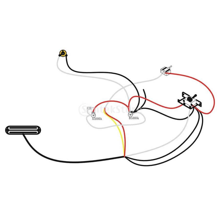 全5色 シングルコイル ギターピックアップ ハムバッカー