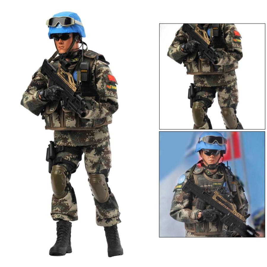 1:6アクセサリー付きアクションフィギュア陸軍兵士人形おもちゃ子供