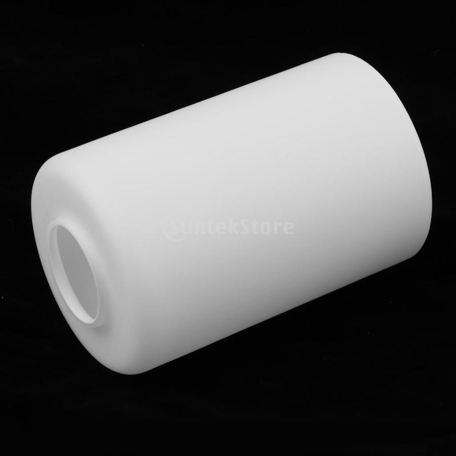 モダン 円筒形 ガラス ライトシェードカバー ペンダントランプシェード