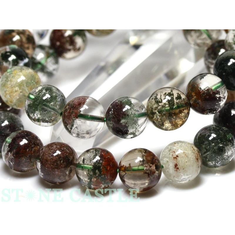 石流通センター 高品質 ブレスレット ガーデンクォーツ(四季) (3A) (約