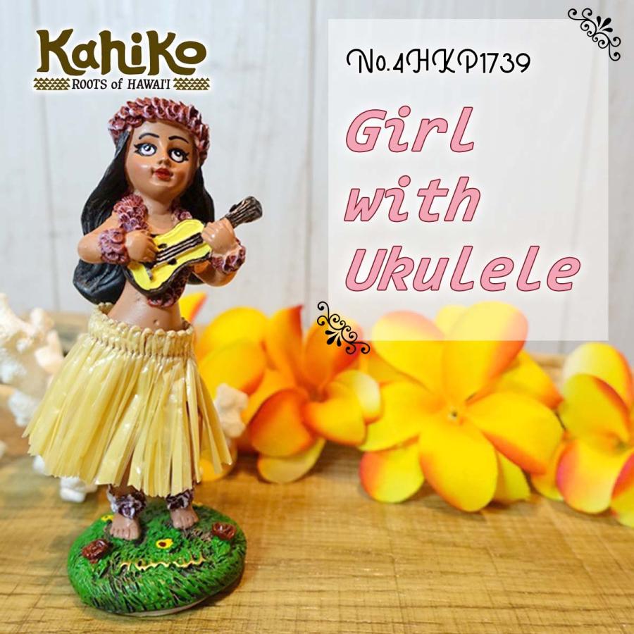 KahiKo カヒコ フラドール ガール ウィズ ウクレレ ハワイアン人形