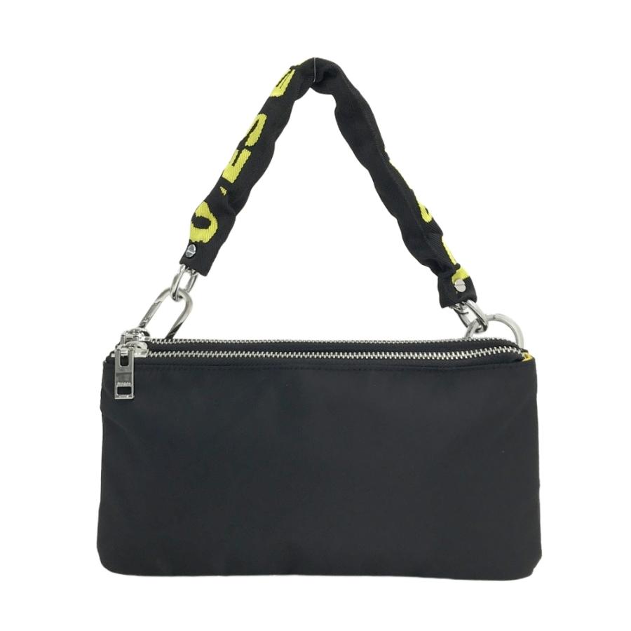 DIESEL ディーゼル ショルダー付 クラッチバッグ ブラック系