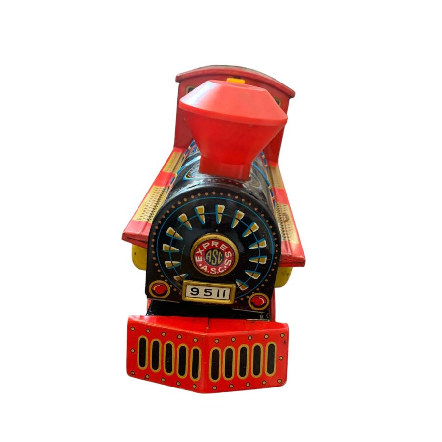 ブリキ蒸気機関車 EXPERESS 9511 日本製 ASC 昭和おもちゃ : Toys雑貨