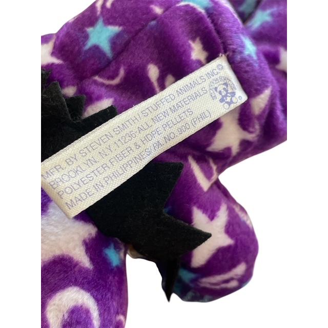 くまぬいぐるみ 星柄×パープル地 グレイトフルデッドビーンベア