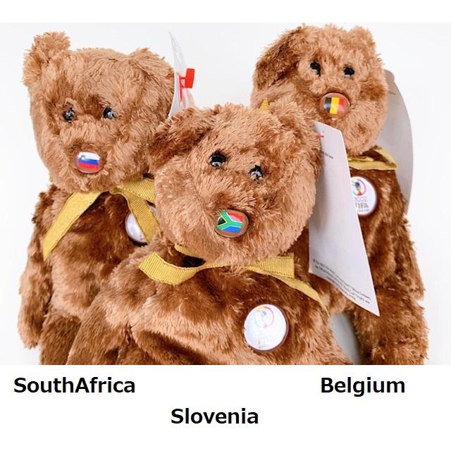 くまぬいぐるみ Ty社ビーニーズベイビーズ 2002 FIFAワールドカップ