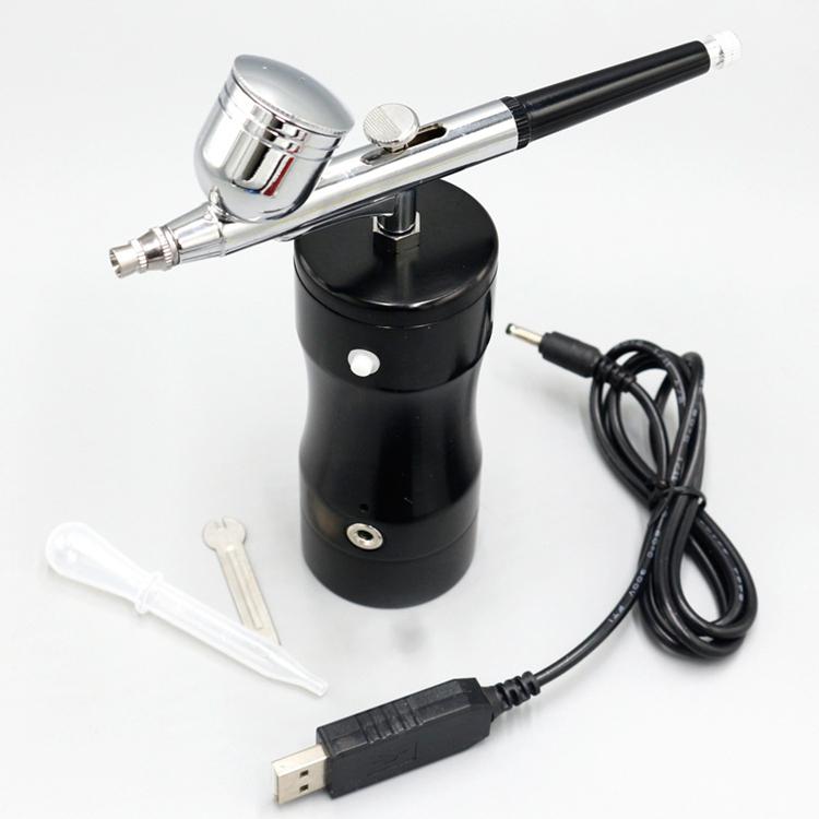 エアブラシ 充電式 ダブルアクション コンプレッサーセット USB充電式