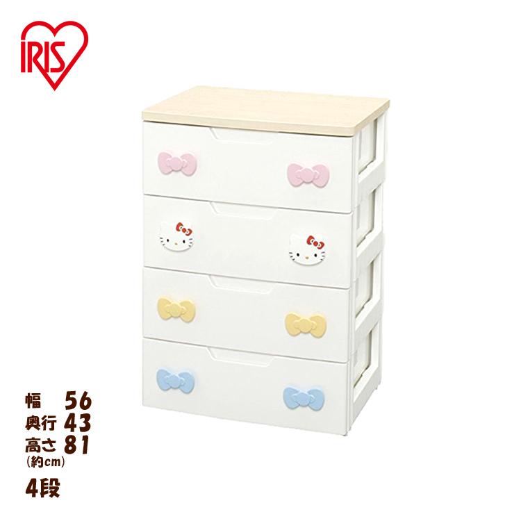 IRIS OHYAMA（アイリスオーヤマ） チェスト 完成品 4段 収納 棚 こども