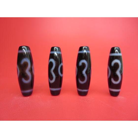 チベット高級至純天珠 如意二眼天珠 38×12mm : 天然石のお店Sun flower