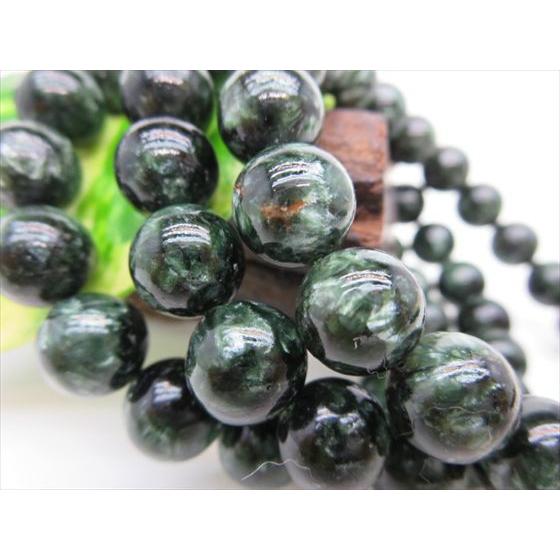 ブレスレット セラフィナイト 品質AAA Φ10±0.3mm : 天然石のお店Sun