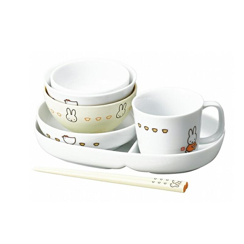 金正陶器 食器セット イングレーズ ミッフィー つみつみ食器セット
