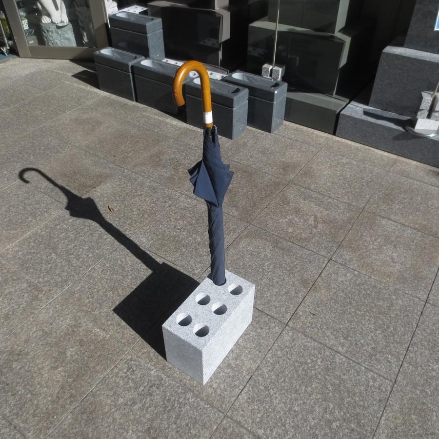 傘立て バール立て 工具の収納 安定 倒れない 重い 御影石約21kg 寸法