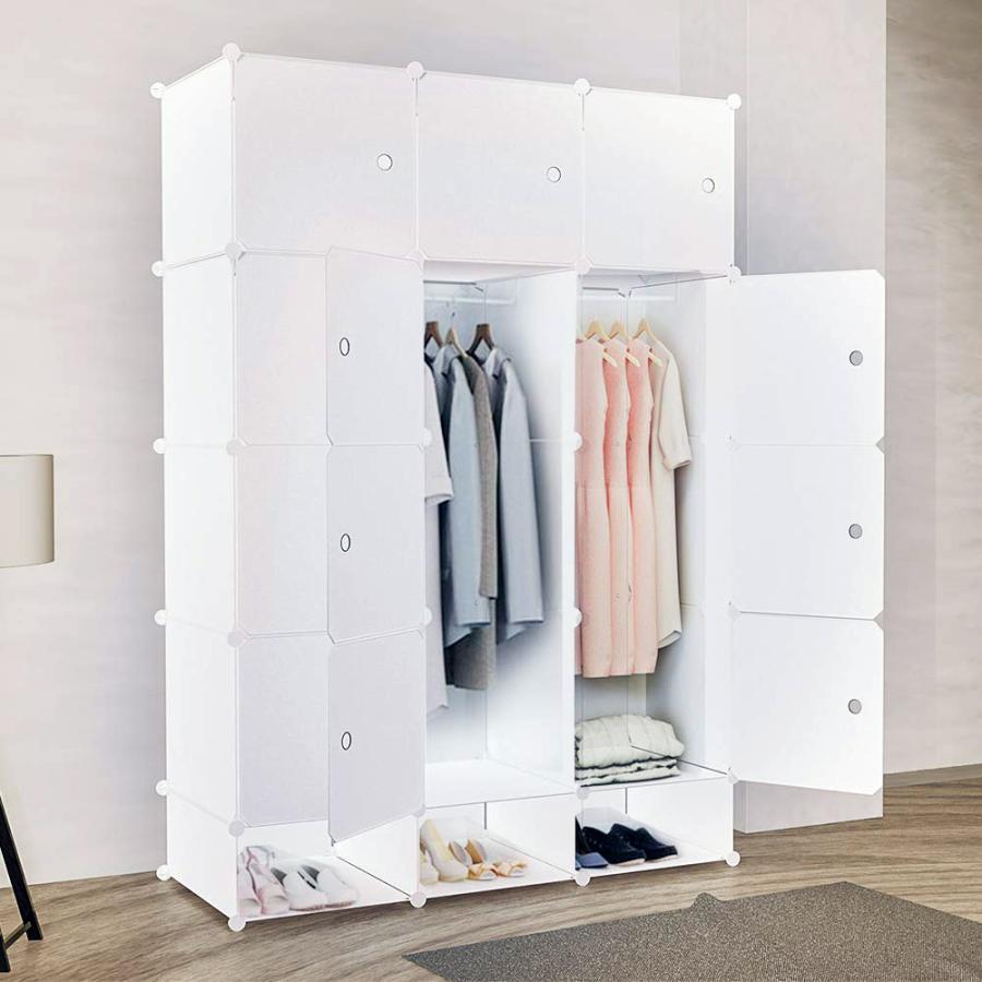 ワードローブ クローゼット 組み立て式 収納棚 収納ボックス 衣類