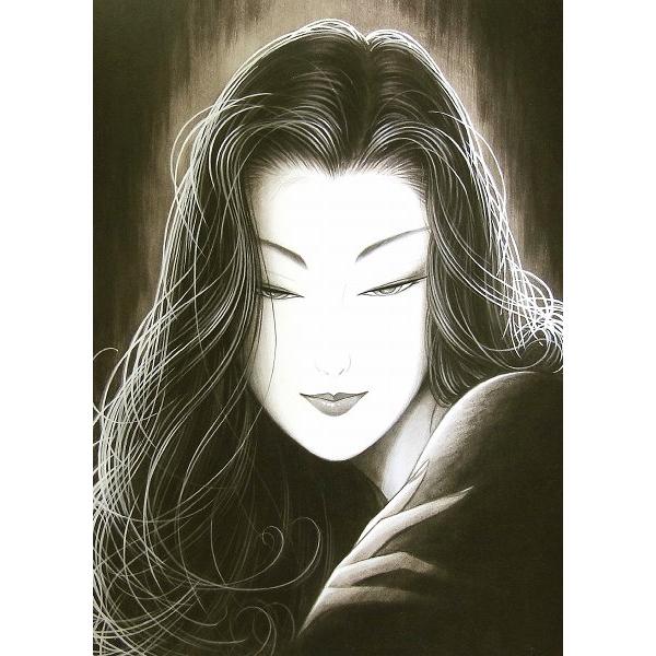 鶴田一郎『シャイニングエンジェル』複製画 【絵画 額付 新品 版画