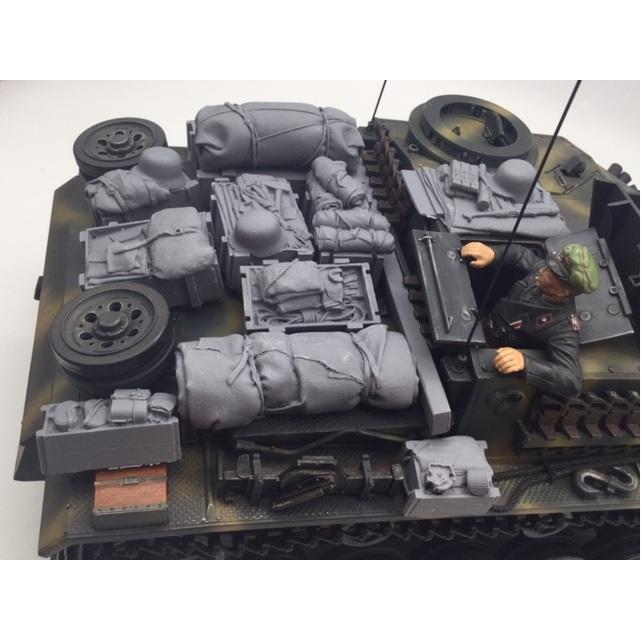 送料無料 VG 1/15〜1/16 ドイツ軍戦車用 レジン製 ハイグレード 車載