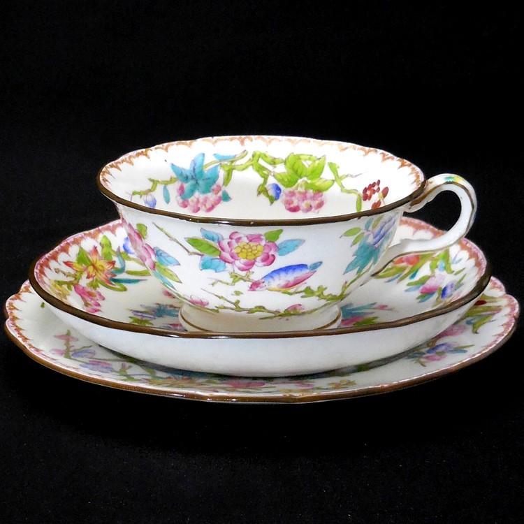 MINTON（ミントン） 送料無料 アンティーク 19世紀末 手描き ティー