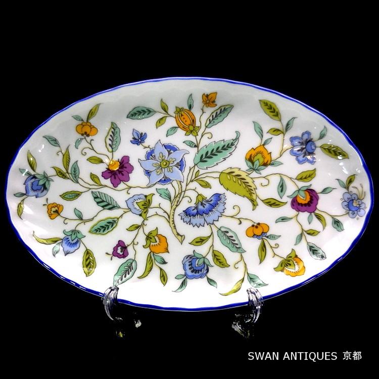 MINTON（ミントン） 英国製 ハドンホール ブルー 200周年記念 オーバル