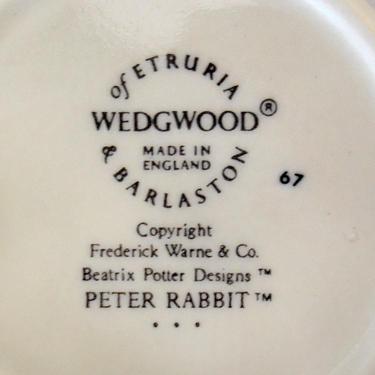 ピーターラビット（PETER RABBIT） ウェッジウッド Wedgwood 旧刻印