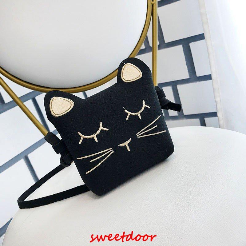 バッグ ショルダーバッグ ポシェット かばん 子供用 ネコ 猫 小さめ