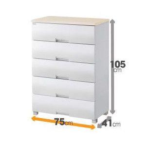 天馬 【在庫有・即納】天馬フィッツプラス F7505メープル 衣装ケース