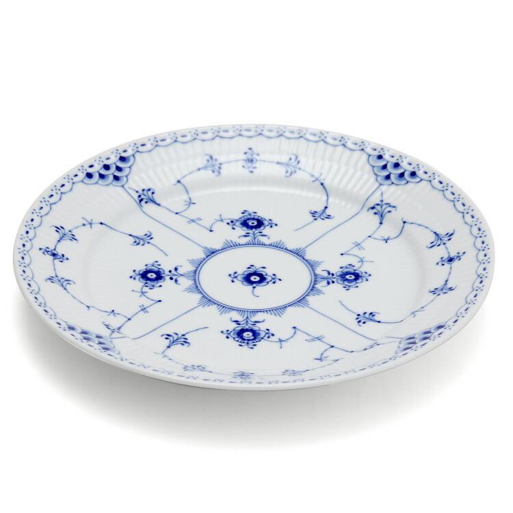 ブルーフルーテッド ロイヤルコペンハーゲン ハーフレース プレート