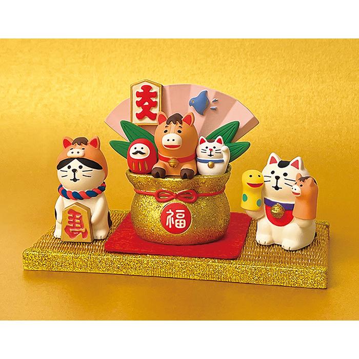 DECOLE（デコレ） コンコンブル concombre お正月 福馬 干支なりきり猫