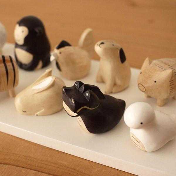 T-LABO polepole ぽれぽれ 木製 置物 えとセット 十二支 ＋ 台座