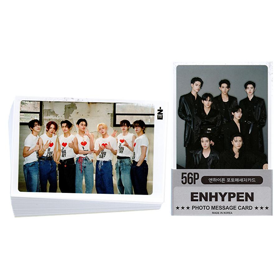 ENHYPEN エンハイフン グッズ フォトメッセージカード 56枚 トレカ