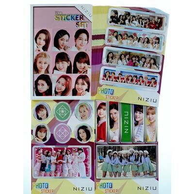 NiziU ニジュー グッズ ステッカーセット 87枚入 フォトステッカー