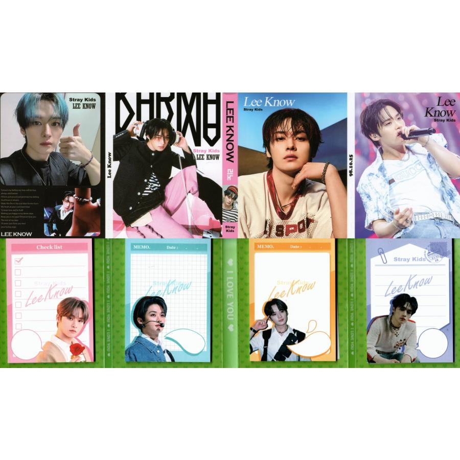 STRAY KIDS スキズ Lee Know リノ グッズ メモ帳 80枚セット 写真入り