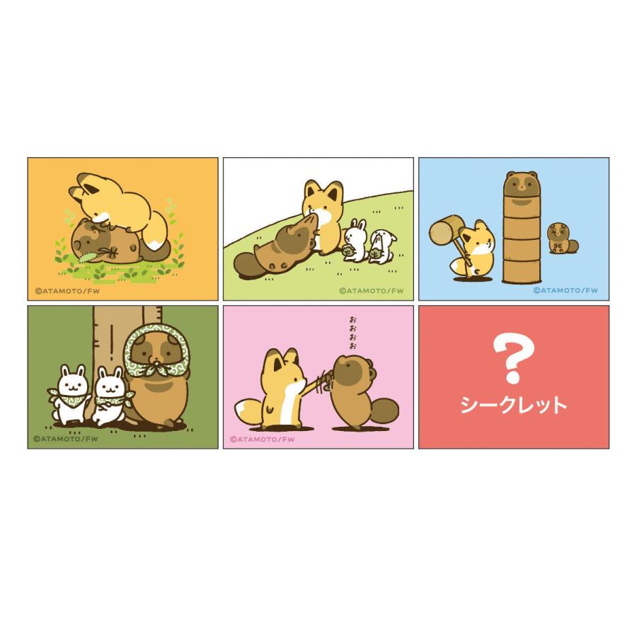 タヌキとキツネ ミニキャンバスコレクション（タヌキとキツネvol.2