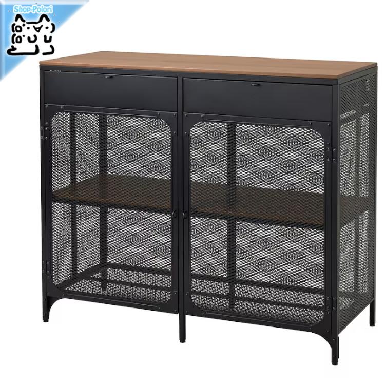 イケア（IKEA） IKEA - - FJALLBO -フィエルボ- サイドボード ブラック