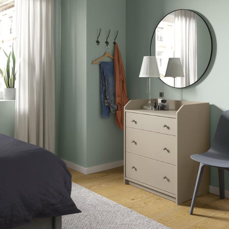 イケア（IKEA） IKEA - - HAUGA -ハウガ- チェスト（引き出し×3