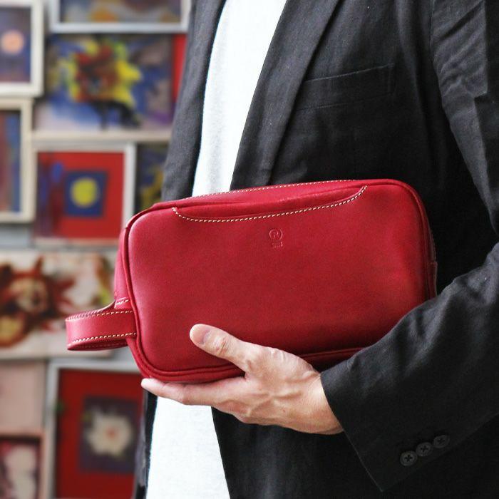 PORCO ROSSO（ポルコロッソ） クラッチバッグ セカンドバッグ メンズ