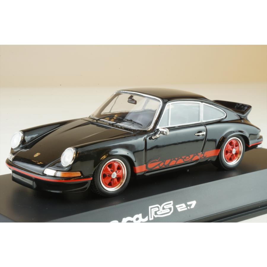 ディーラー別注 1/43 ポルシェ 911 カレラ RS 2.7 ブラック/レッド