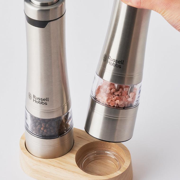 RUSSELL HOBBS（ラッセルホブス） 電動ミル ソルト＆ペッパー 2本